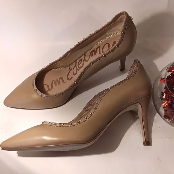 Sam Edelman Tiana Heels. Classic, Taupe , Soft Girl - Picture 5 of 10